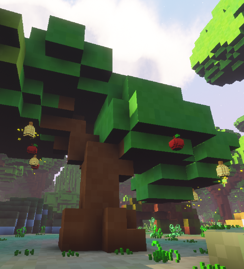 Screenshot containing the tree on which apple and honey grow